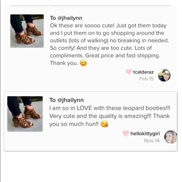 2x HP 💫 Leopard peep toe booties - Picture 6 of 9